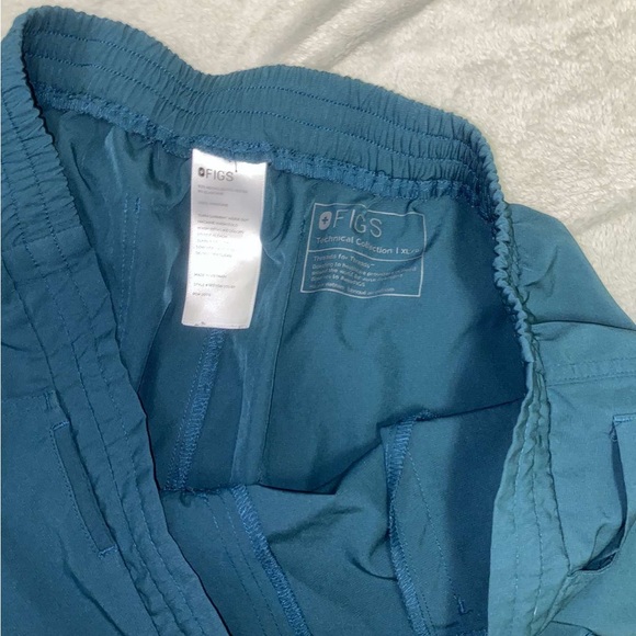 Figs Yola Skinny Scrub Pants Extra Large Petite Blue - Picture 2 of 3